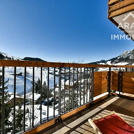 Confortable Avec Balcon, Garage Et Vue Sur Les Pistes - Fr-1-391-202 *
